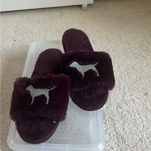 VS PINK - Purple House Slippers